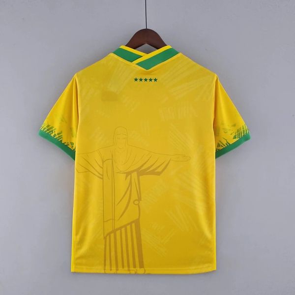 Brazil national 2022 Classic Yellow Soccer Jersey image 2