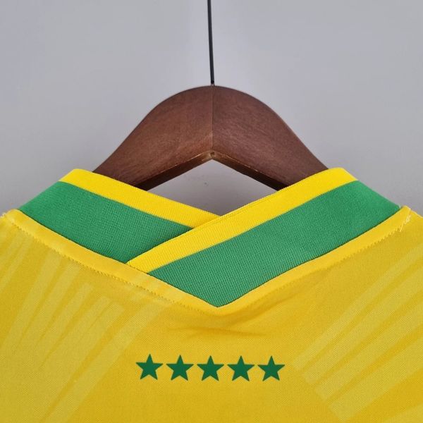 Brazil national 2022 Classic Yellow Soccer Jersey image 4