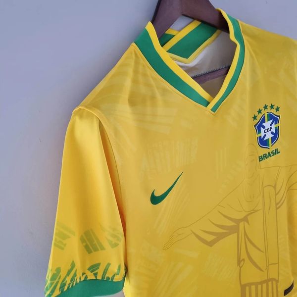 Brazil national 2022 Classic Yellow Soccer Jersey image 6