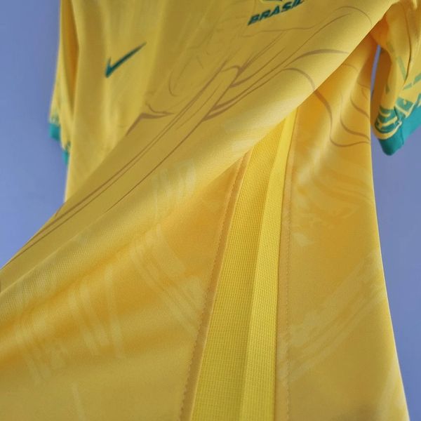 Brazil national 2022 Classic Yellow Soccer Jersey image 7