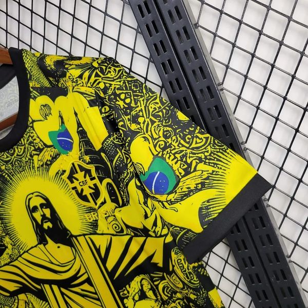 Brazil national 2024-2025 special edition jesus yellow image 5