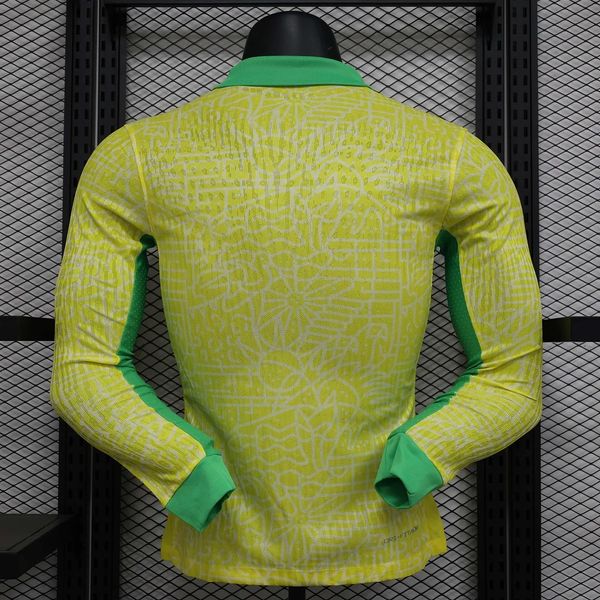 Brazil national 2024 home player Long Sleeve image 2