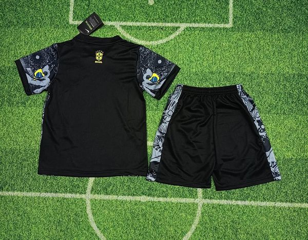Kids Brazil national 2024 Jesus black image 2