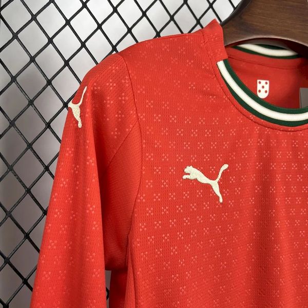 Kids Portugal national 2025-2026 home Long sleeve image 4