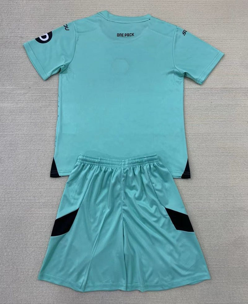 Kids Wolverhampton Wanderers blue GK Jersey image 2