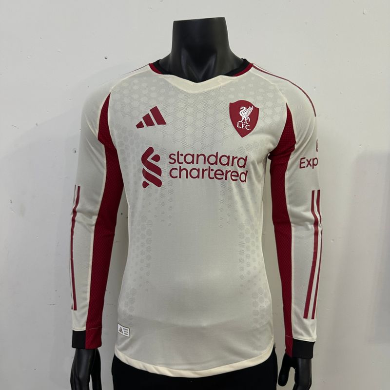 Liverpool FC 2025-2026 Away Long Sleeve Player