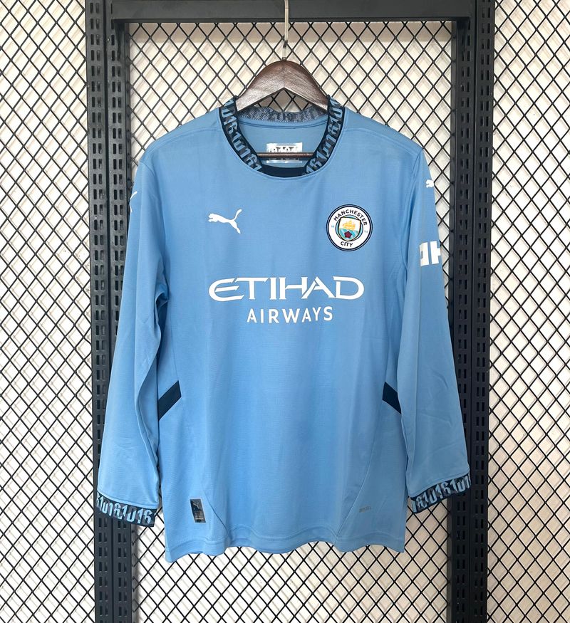 Manchester City 2024-2025 home Long Sleeve