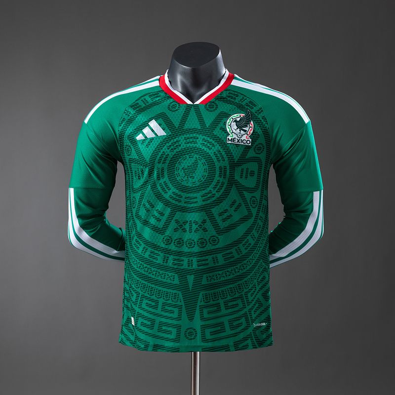 Mexico national 2026 home player Long Sleeve