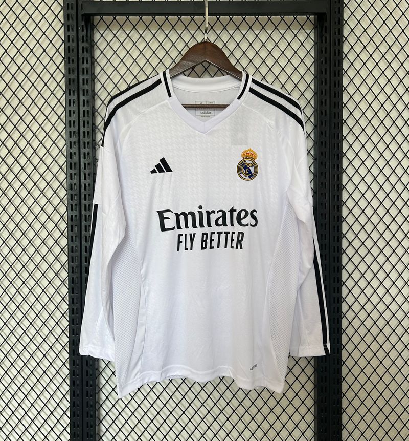Real Madrid 2024-2025 home Long Sleeve