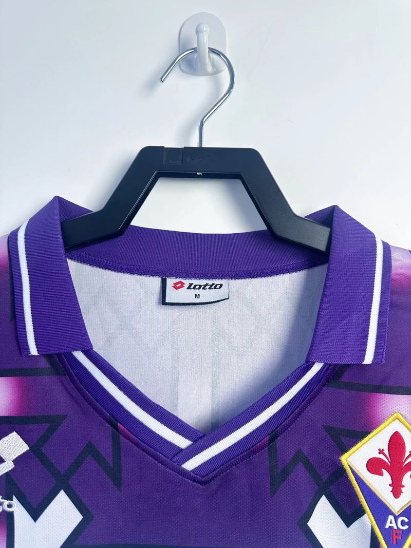 Retro ACF Fiorentina 1992-1993 away Long Sleeve image 3