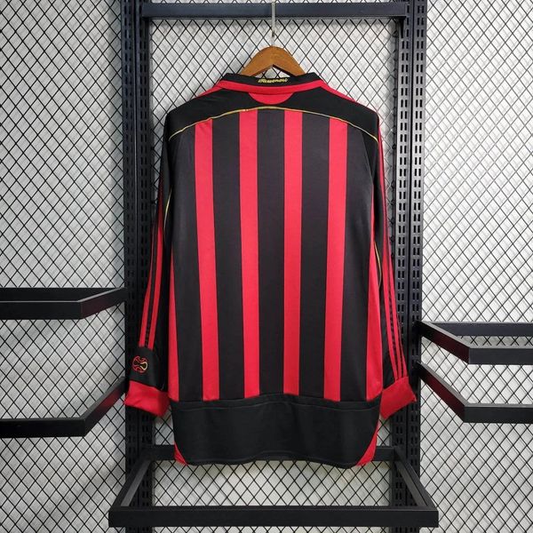 Retro AC Milan 2006-2007 home Long Sleeve image 2