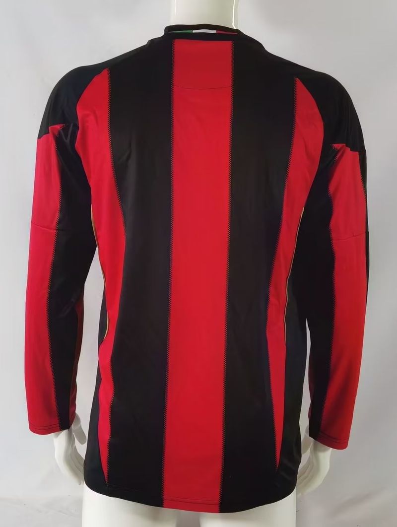 Retro AC Milan 2010-2011 home Long Sleeve image 2