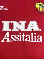 Retro AS Roma 1998-1999 home Long Sleeve image 6