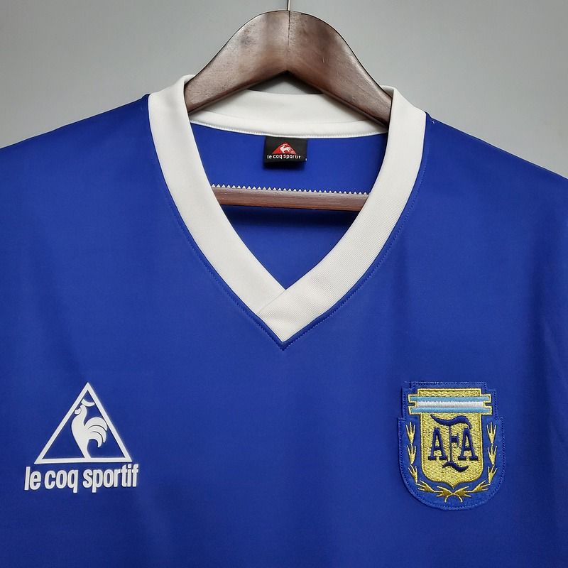 Retro Argentina national 1986 away image 3