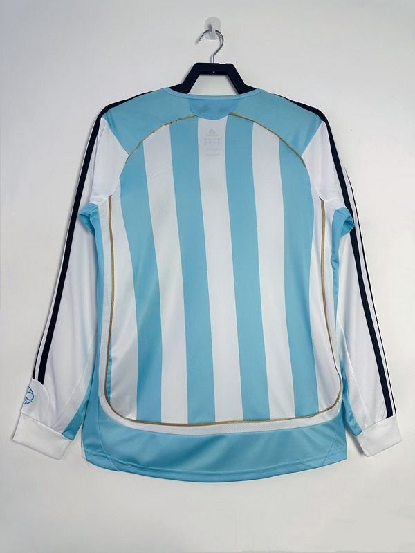 Retro Argentina national 2006-2007 home Long Sleeve image 2