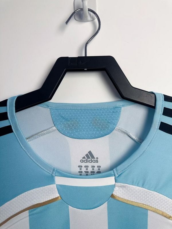 Retro Argentina national 2006-2007 home Long Sleeve image 3