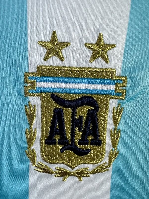 Retro Argentina national 2006-2007 home Long Sleeve image 5