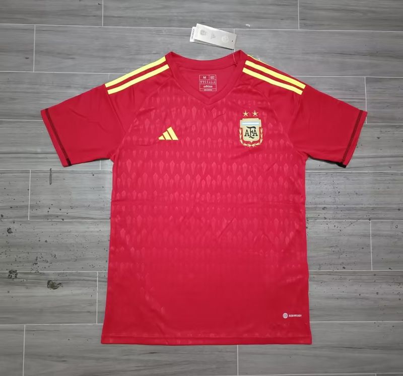 Retro Argentina national 2022 Goalkeeper 2stars red