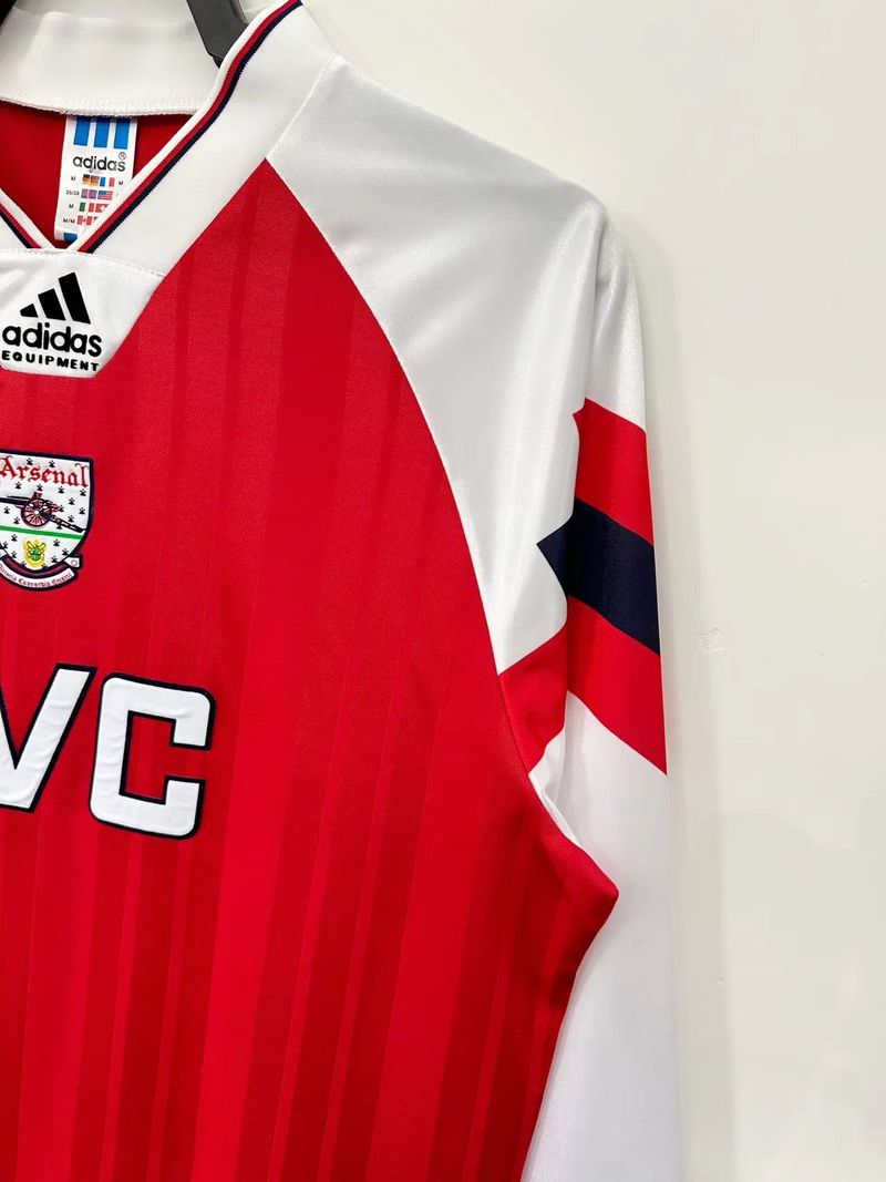 Retro Arsenal FC 1992-1994 home Long Sleeve image 4