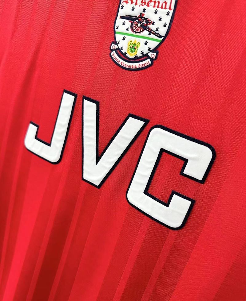 Retro Arsenal FC 1992-1994 home Long Sleeve image 8