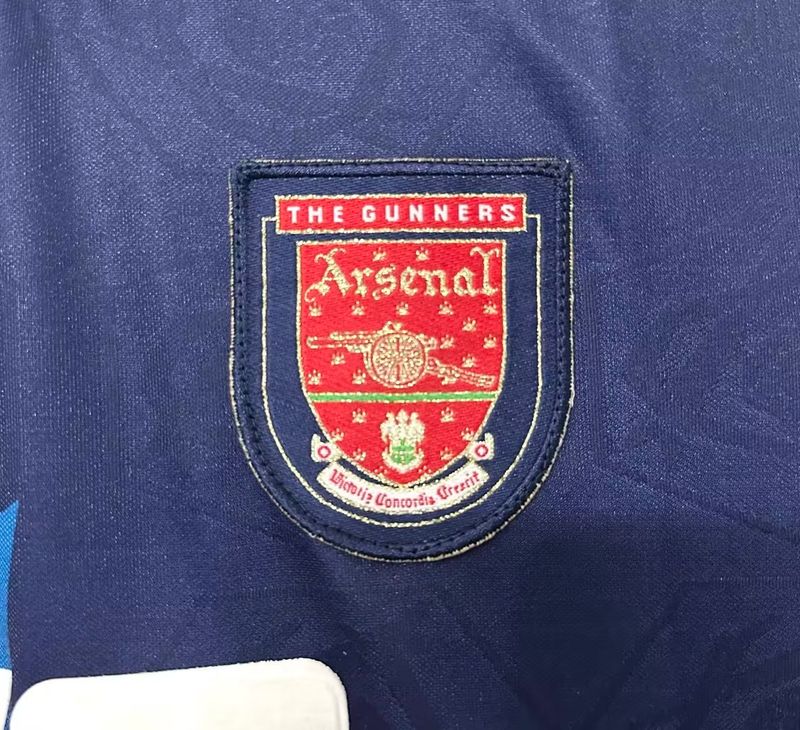 Retro Arsenal FC 1995-1996 away Long Sleeve image 6