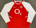 Retro Arsenal FC 2002-2003 home Long Sleeve image 3