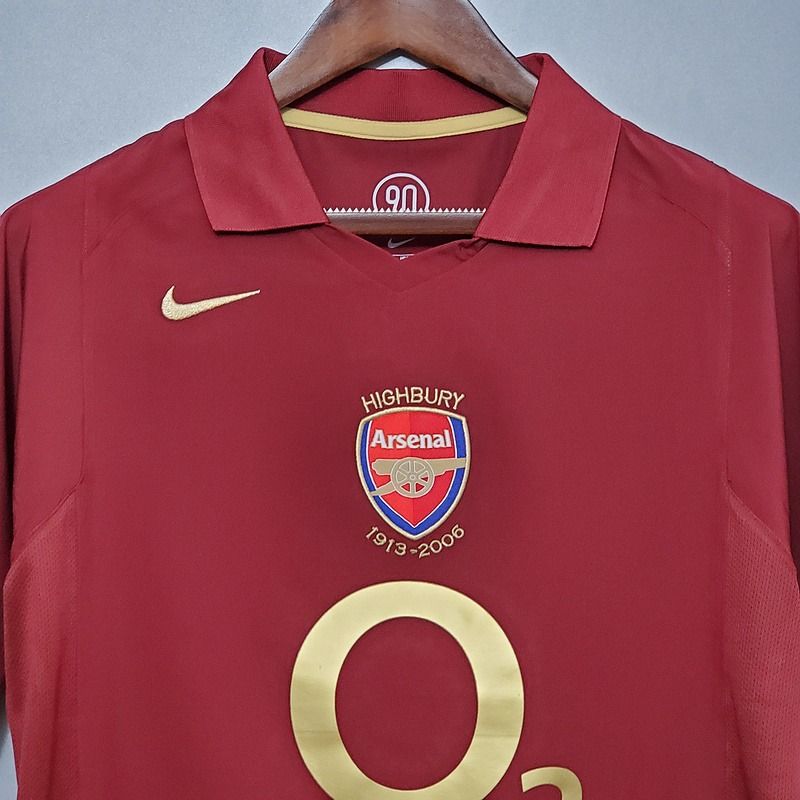 Retro Arsenal FC 2005-2006 home image 3