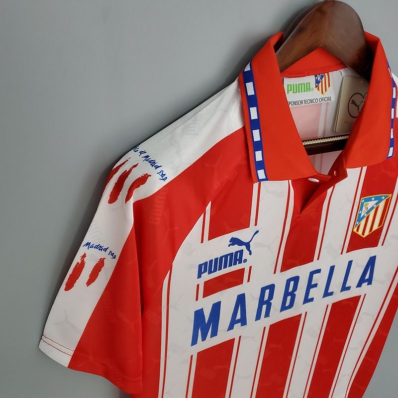 Retro Atletico Madrid 1994-1995 home image 6
