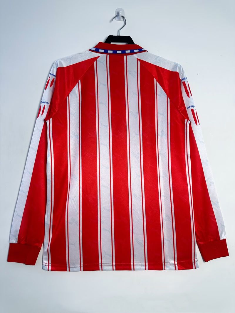 Retro Atletico Madrid 1994-1995 home Long Sleeve image 2