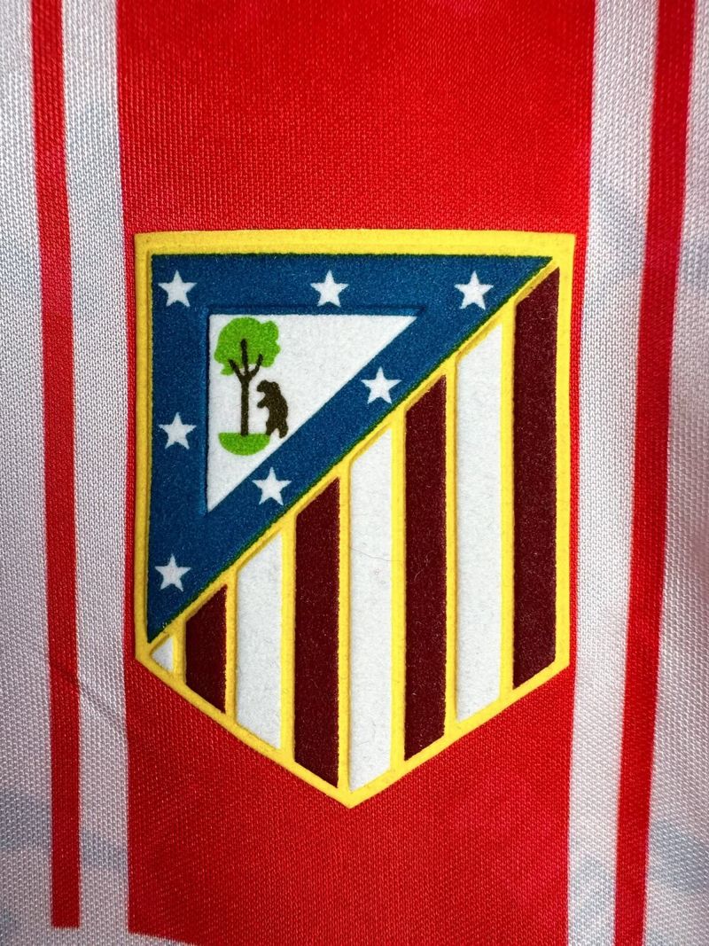 Retro Atletico Madrid 1994-1995 home Long Sleeve image 6