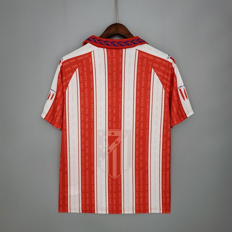 Retro Atletico Madrid 1995-1996 home image 2
