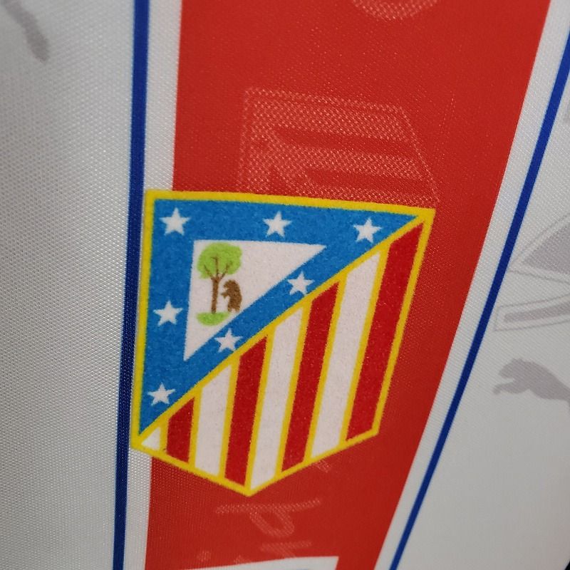 Retro Atletico Madrid 1996-1997 home image 7