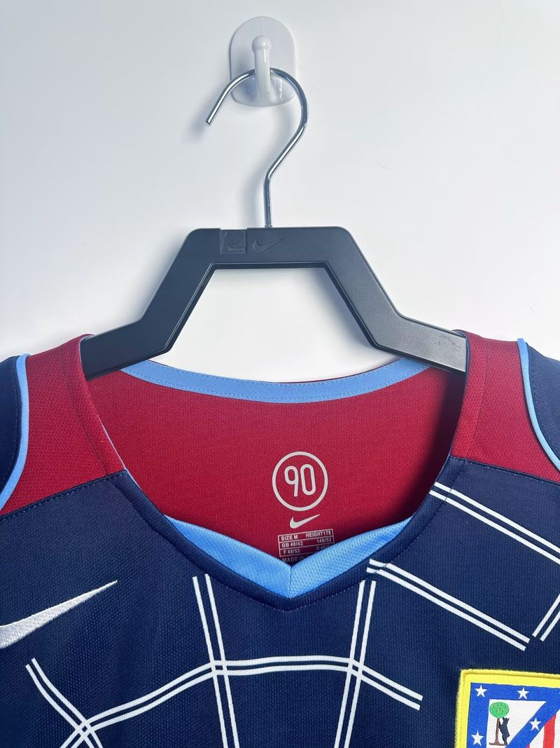 Retro Atletico Madrid 2004-2005 away Long Sleeve image 3
