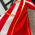 Retro Atletico Madrid 2004-2005 home Long Sleeve image 5