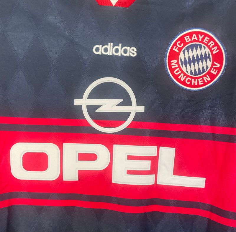 Retro Bayern M?nchen 1997-1999 home Long Sleeve image 6