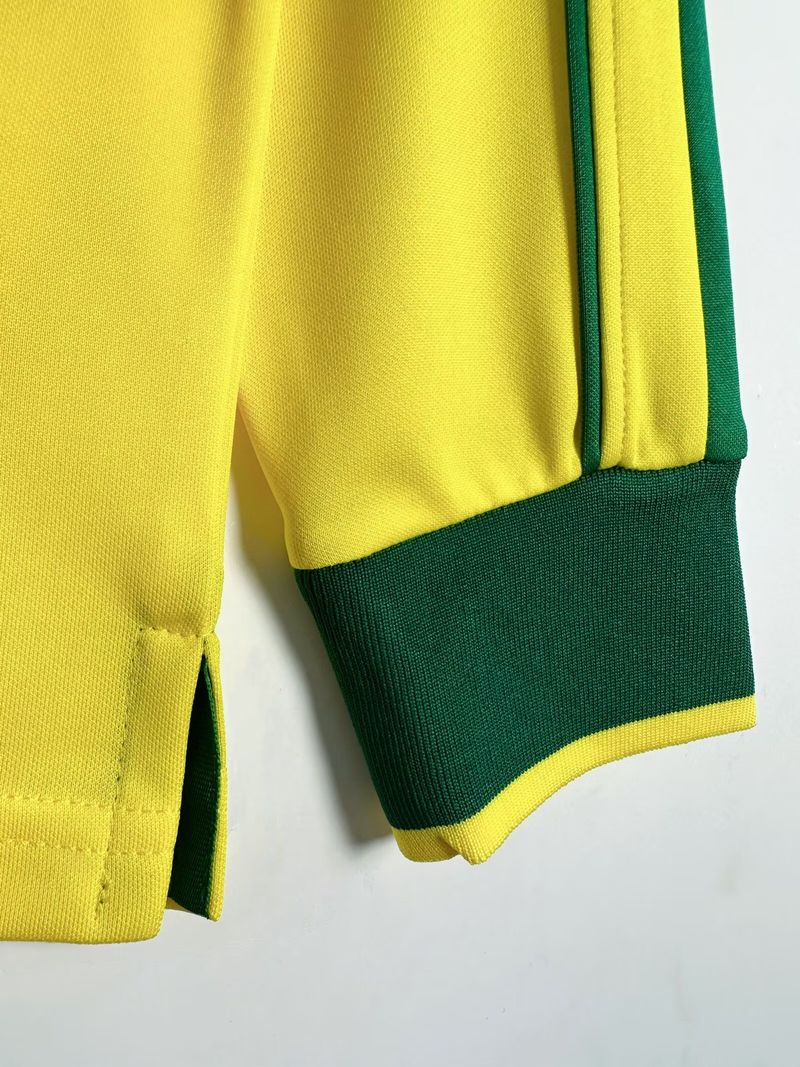 Retro Brazil national 1998 home Long Sleeve image 4