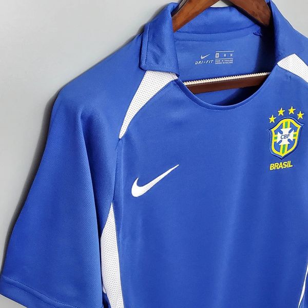 Retro Brazil national 2002 away image 3