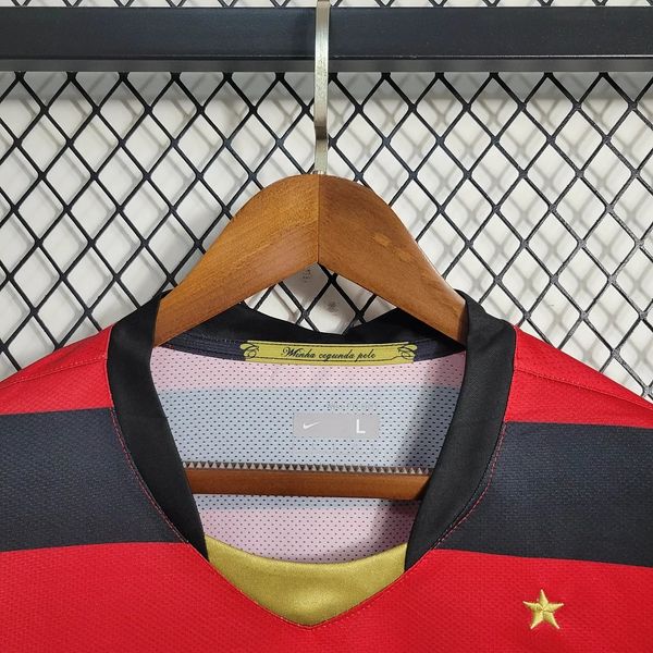 Retro CR Flamengo 2008-2009 home Long Sleeve image 4
