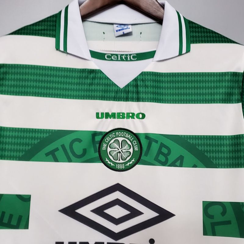 Retro Celtic FC 1998-1999 home image 3