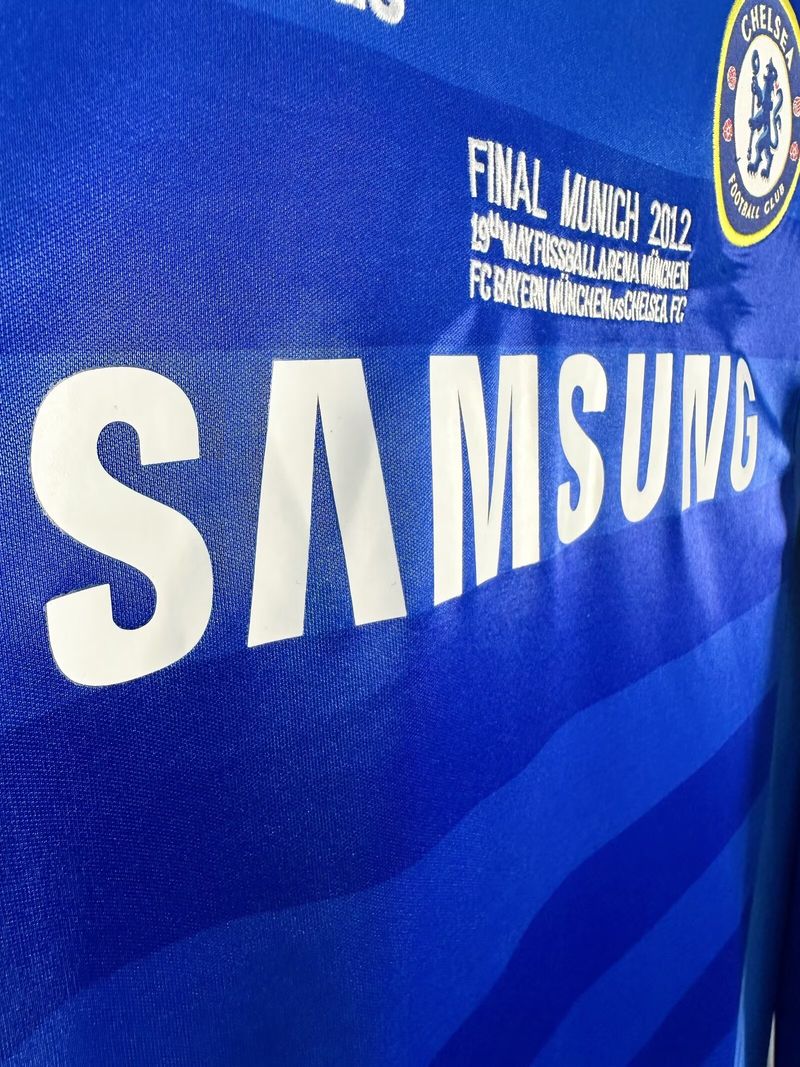 Retro Chelsea FC 2011-2012 home Long Sleeve image 3