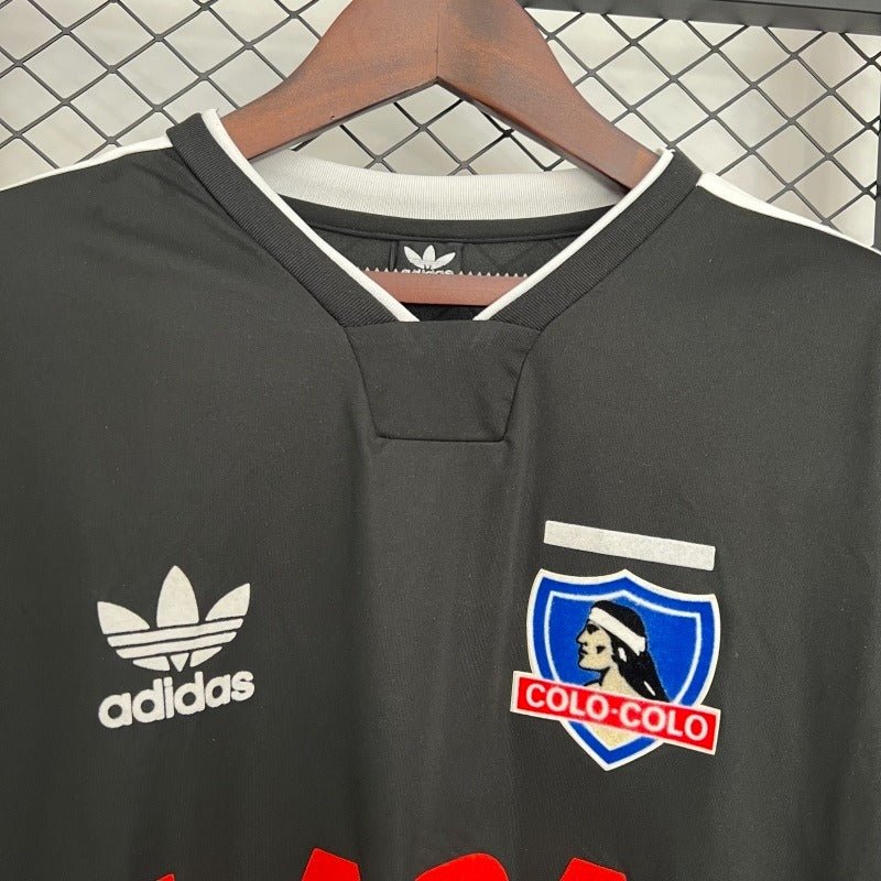 Retro Colo-Colo 1991 black Long sleeves image 5