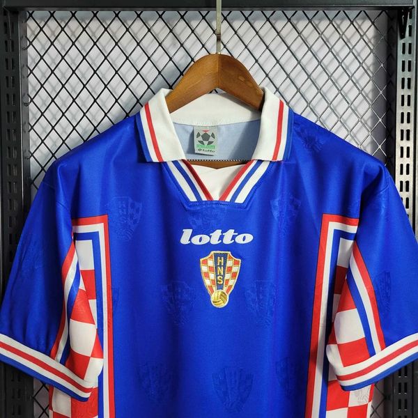 Retro Croatia national 1998 away image 3