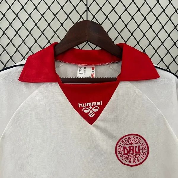 Retro Denmark national 1988 away image 3