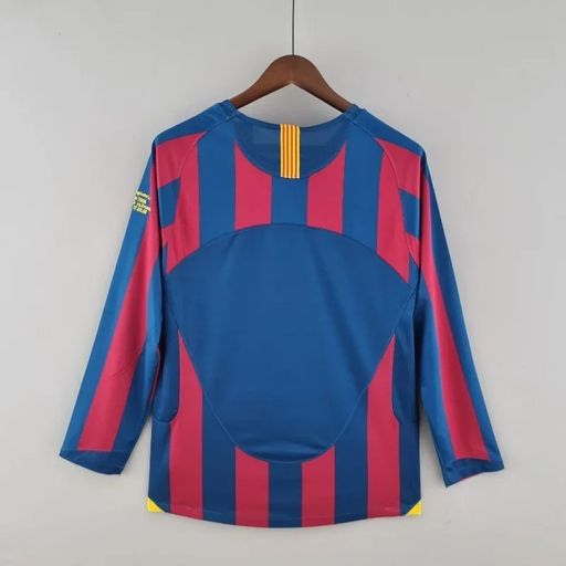 Retro FC Barcelona 2005-2006 home Long Sleeve image 2