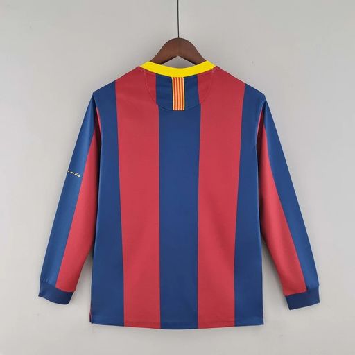 Retro FC Barcelona 2010-2011 home Long Sleeve image 4