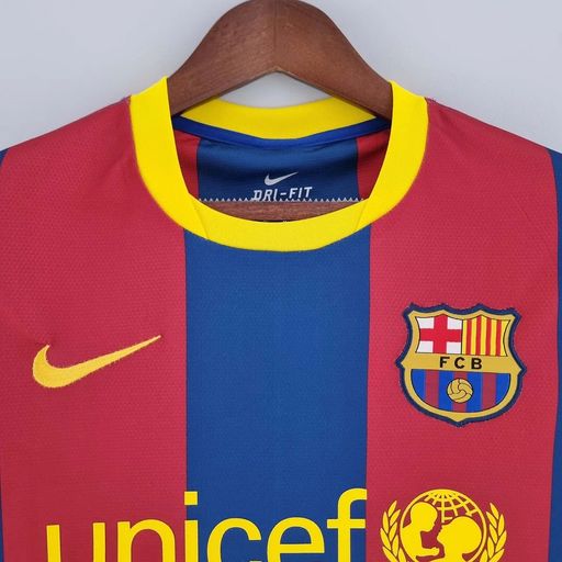 Retro FC Barcelona 2010-2011 home Long Sleeve image 6