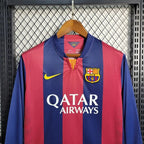 Retro FC Barcelona 2014-2015 home Long Sleeve image 3