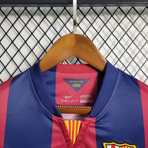 Retro FC Barcelona 2014-2015 home Long Sleeve image 4