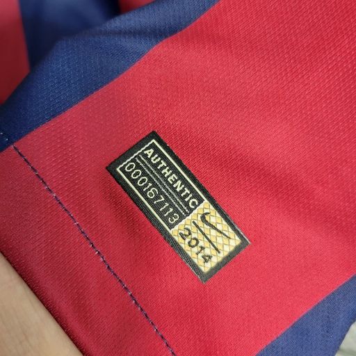 Retro FC Barcelona 2014-2015 home Long Sleeve image 6