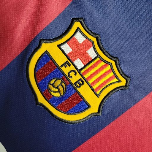 Retro FC Barcelona 2014-2015 home Long Sleeve image 8